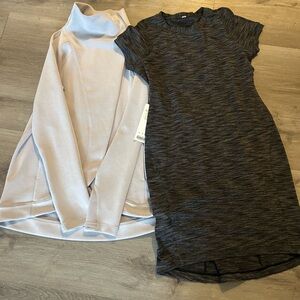 NWT Lululemon Rally wrap size 8 fits 10 and &go to where dress size 10